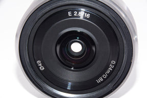 【外観並級】ソニー SONY 単焦点レンズ E 16mm F2.8 ソニー Eマウント用 SEL16F28