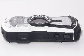 【外観並級】RICOH 防水デジタルカメラ RICOH WG-40W ホワイト 防水14m耐ショック1.6m耐寒-10度 RICOH WG-40W WH 04687