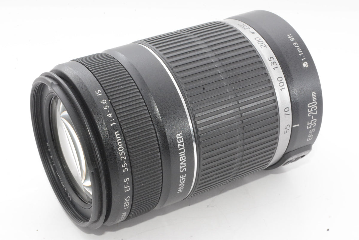 【外観特上級】Canon 望遠レンズ EF-S55-250mm F4-5.6 IS