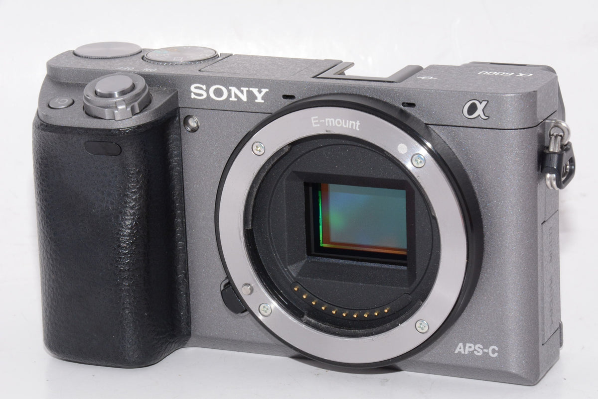 【外観特上級】ソニー ミラーレス一眼 α6000 ボディ グラファイトグレー ILCE-6000