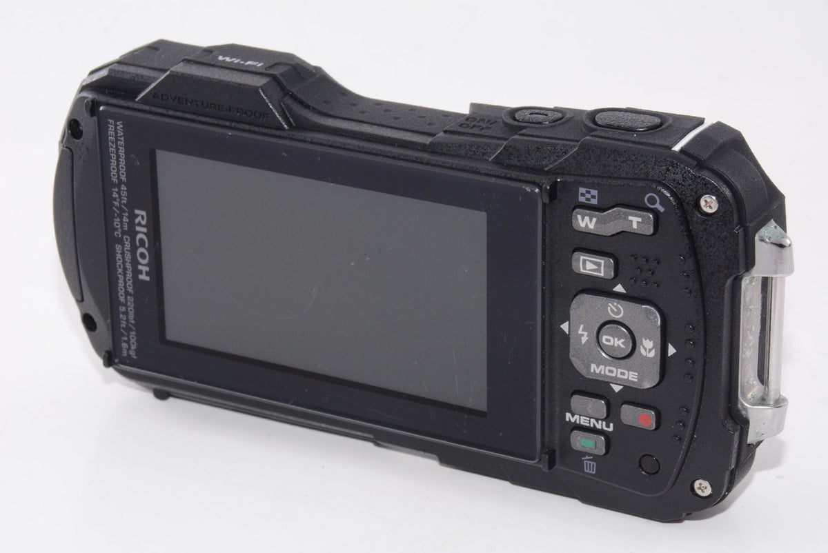 【外観並級】RICOH 防水デジタルカメラ RICOH WG-40W ホワイト 防水14m耐ショック1.6m耐寒-10度 RICOH WG-40W WH 04687
