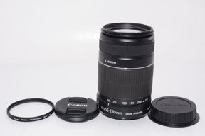 【外観特上級】Canon 望遠ズームレンズ EF-S55-250mm F4-5.6 IS II