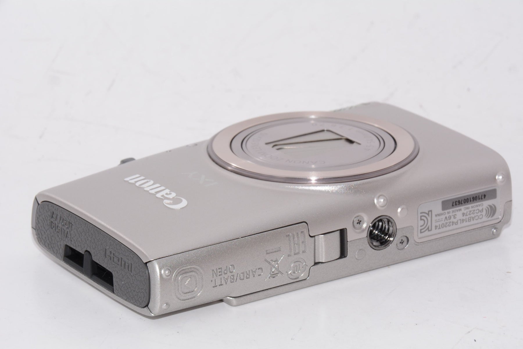 【外観特上級】Canon コンパクトデジタルカメラ IXY 650 シルバー IXY650SL