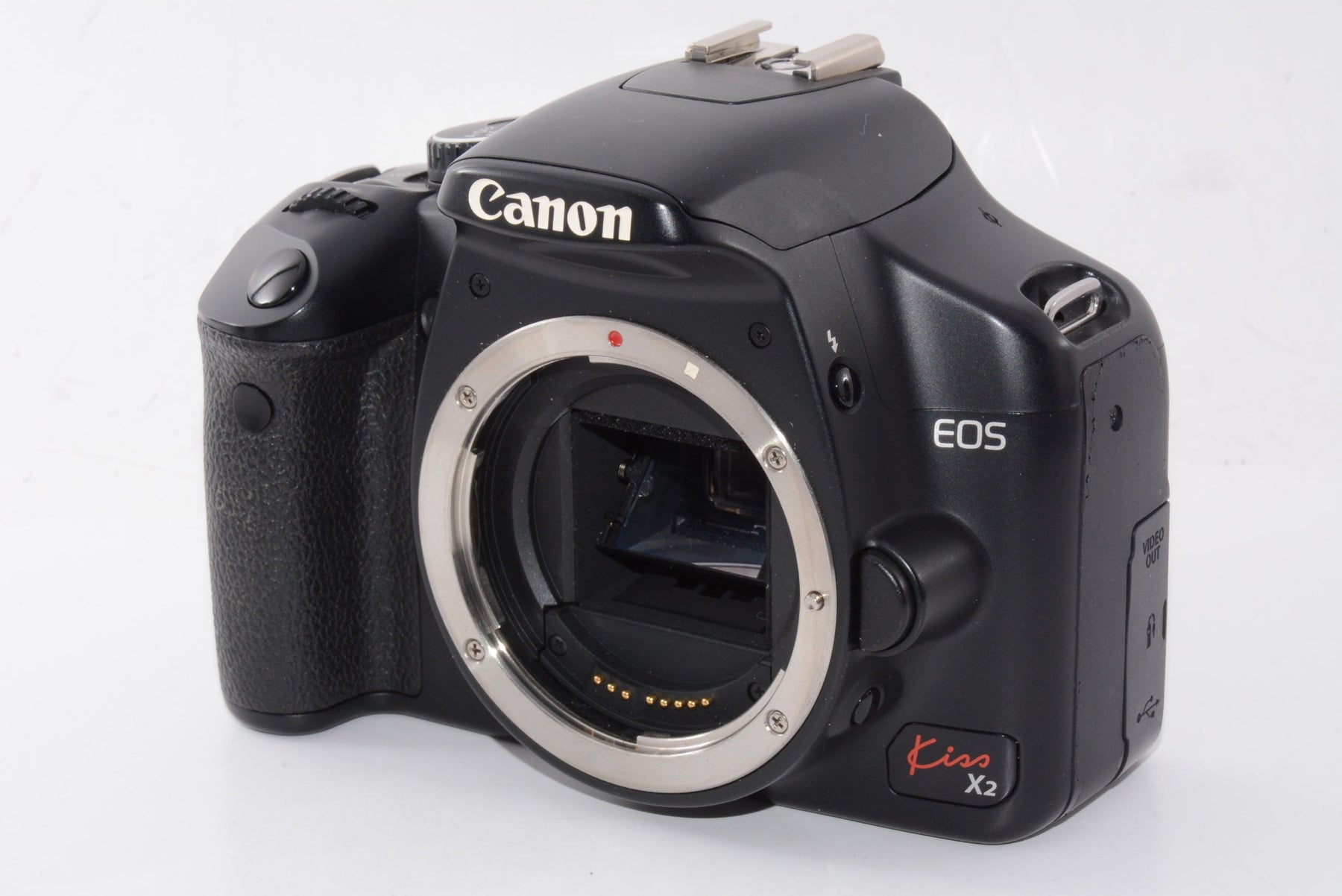 【外観並級】Canon デジタル一眼レフカメラ EOS Kiss X2 レンズキット KISSX2-LKIT
