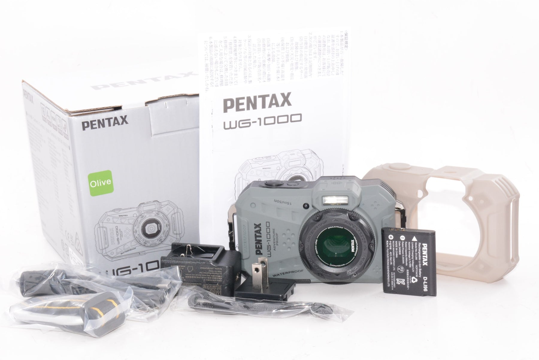 【ほぼ新品】ペンタックス PENTAX WG-1000 オリーブ