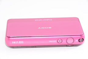 【外観特上級】ソニー SONY デジタルカメラ Cybershot T99 (1410万画素CCD/光学x4/デジタルx8) ピンク DSC-T99/P