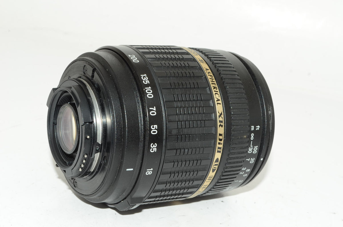 【外観特上級】TAMRON 高倍率ズームレンズ AF18-200mm F3.5-6.3 XR DiII ニコン用 APS-C専用 A14NII