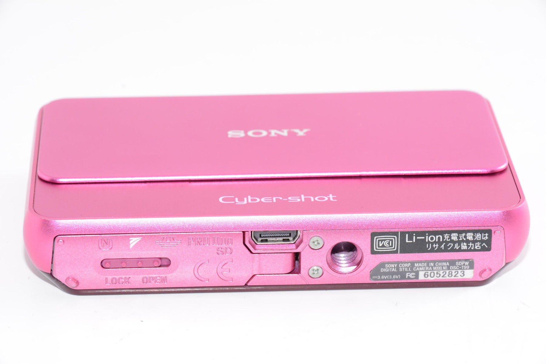 【外観特上級】ソニー SONY デジタルカメラ Cybershot T99 (1410万画素CCD/光学x4/デジタルx8) ピンク DSC-T99/P