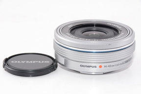 【外観特上級】OLYMPUS M.ZUIKO DIGITAL ED 14-42mm F3.5-5.6 EZ SLV