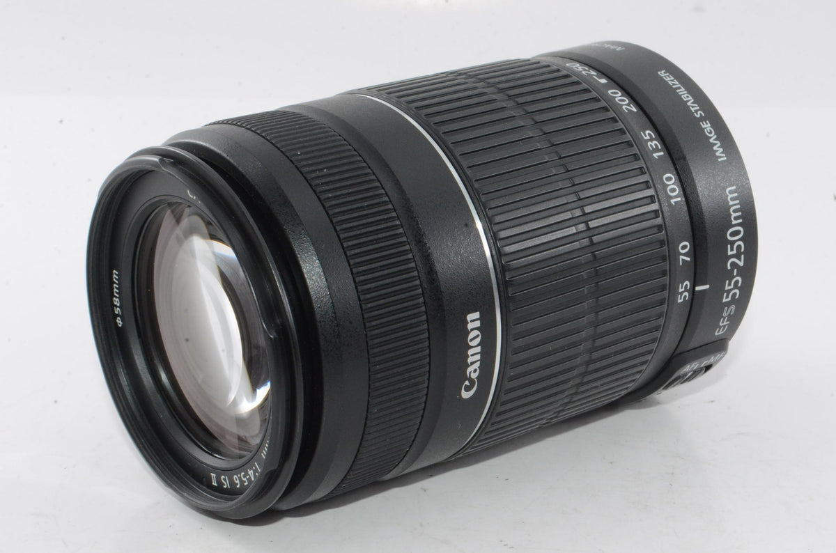 【外観特上級】Canon 望遠ズームレンズ EF-S55-250mm F4-5.6 IS II