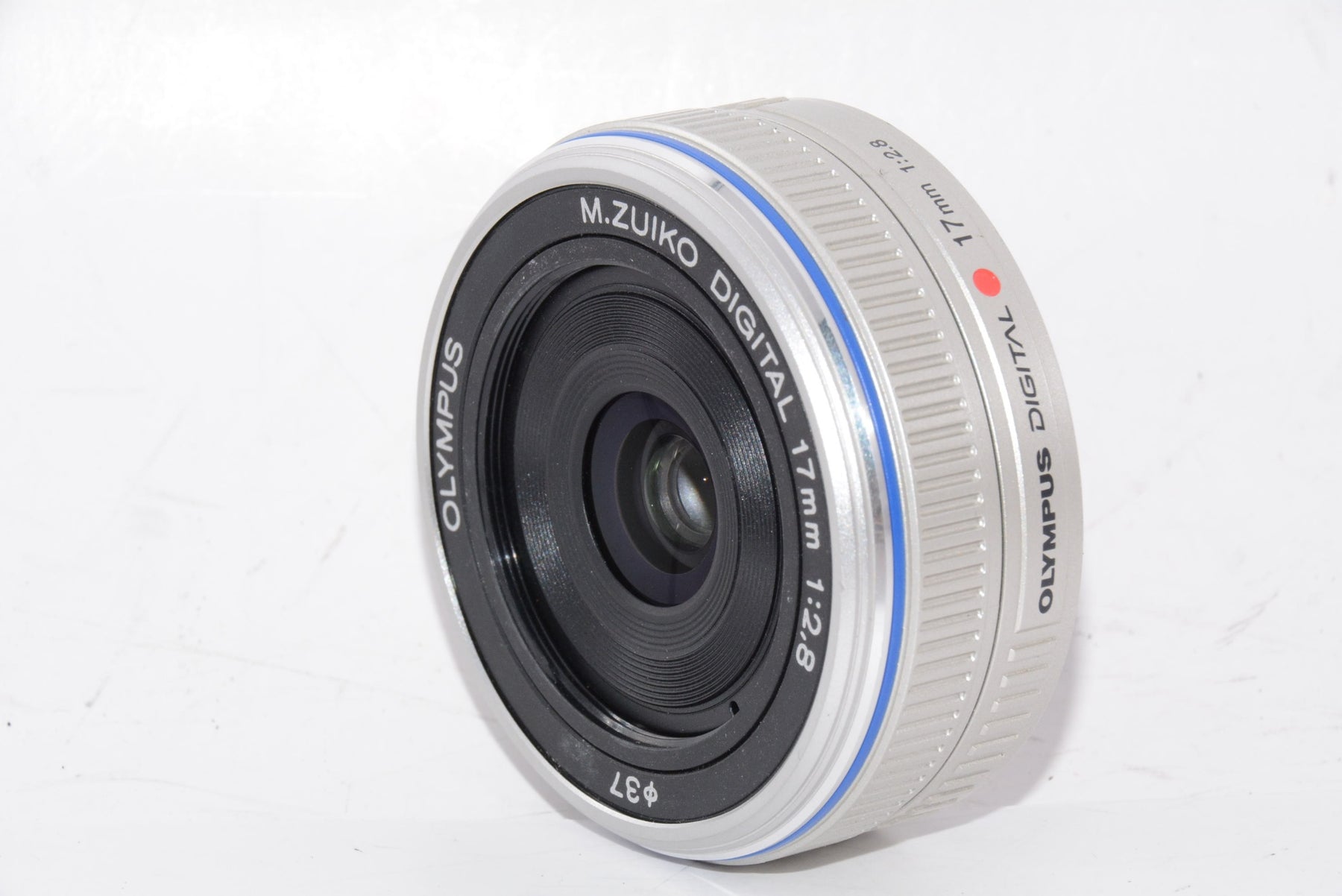 【外観特上級】OLYMPUS パンケーキレンズ M.ZUIKO DIGITAL 17mm F2.8 シルバー