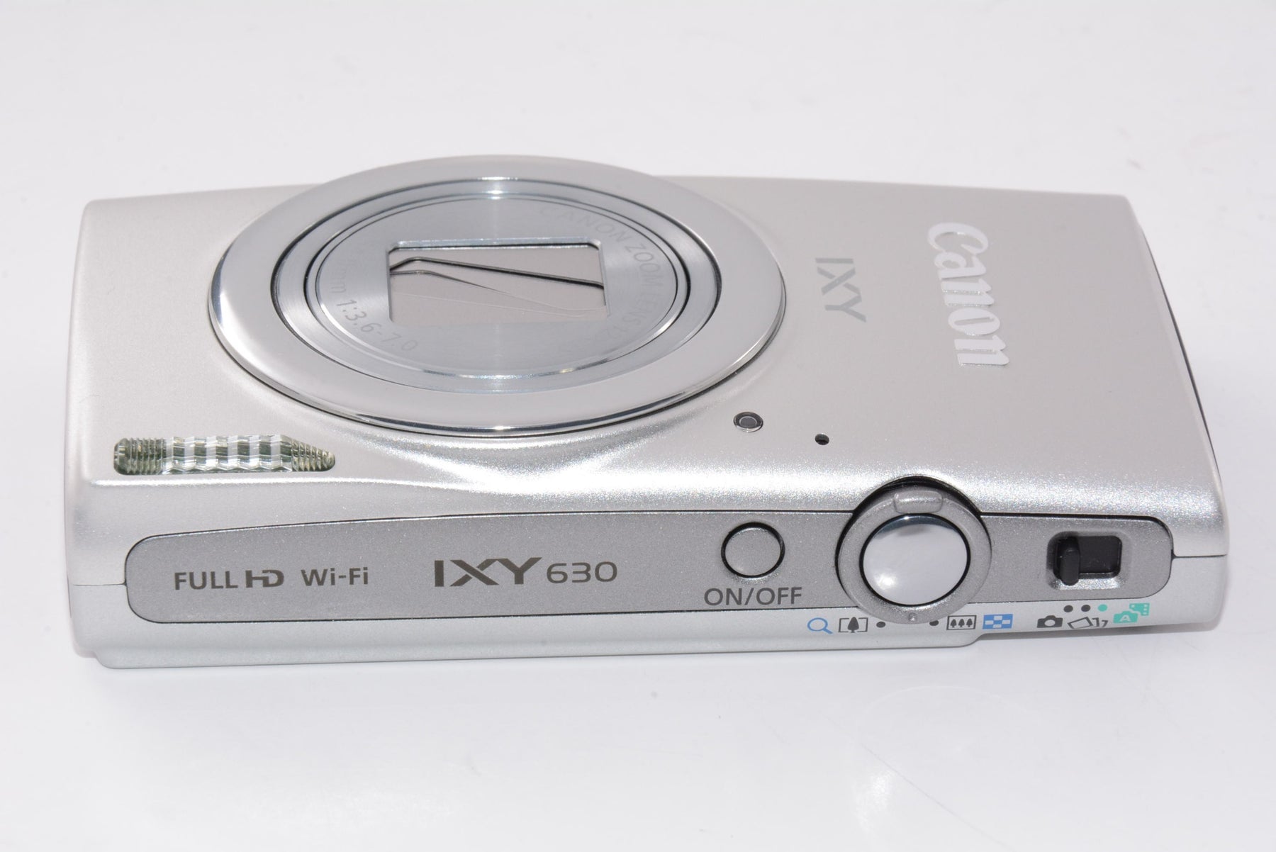 【外観特上級】Canon デジタルカメラ IXY 630 光学12倍ズーム シルバー IXY630(SL)