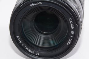 【外観並級】Canon 望遠レンズ EF-S55-250mm F4-5.6 IS