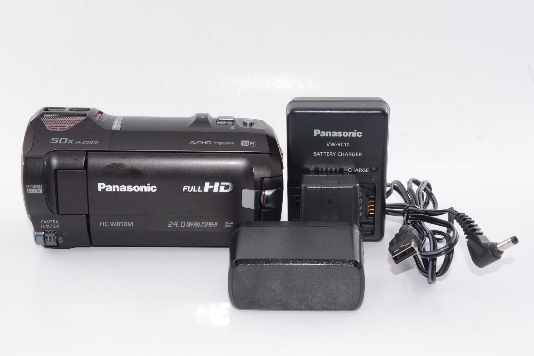 【外観特上級】パナソニック デジタルハイビジョンビデオカメラ ブラウン HC-W850M