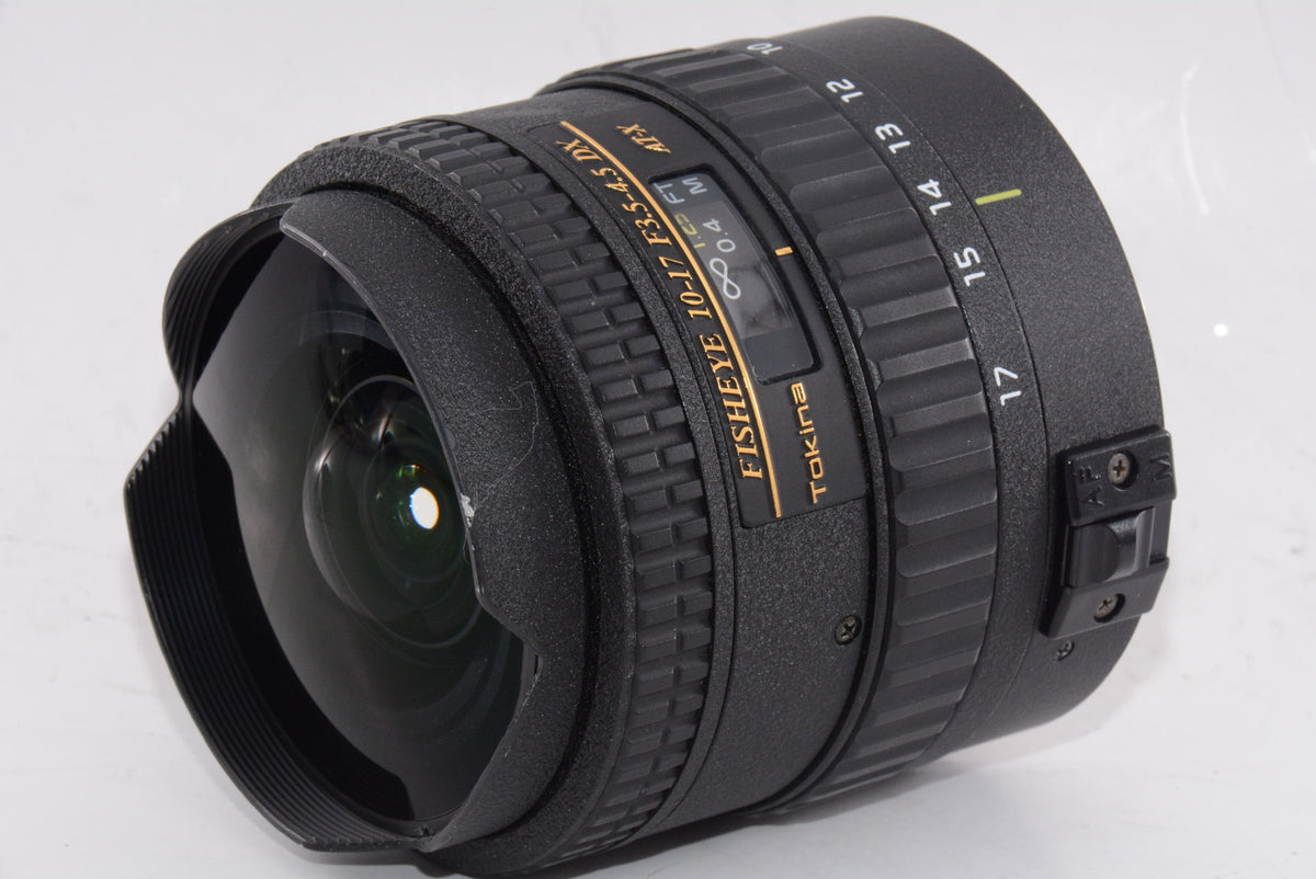 【外観並級】Tokina 魚眼ズームレンズ AT-X 107 DX Fisheye 10-17mm F3.5-4.5 (IF) キヤノン用 APS-C対応