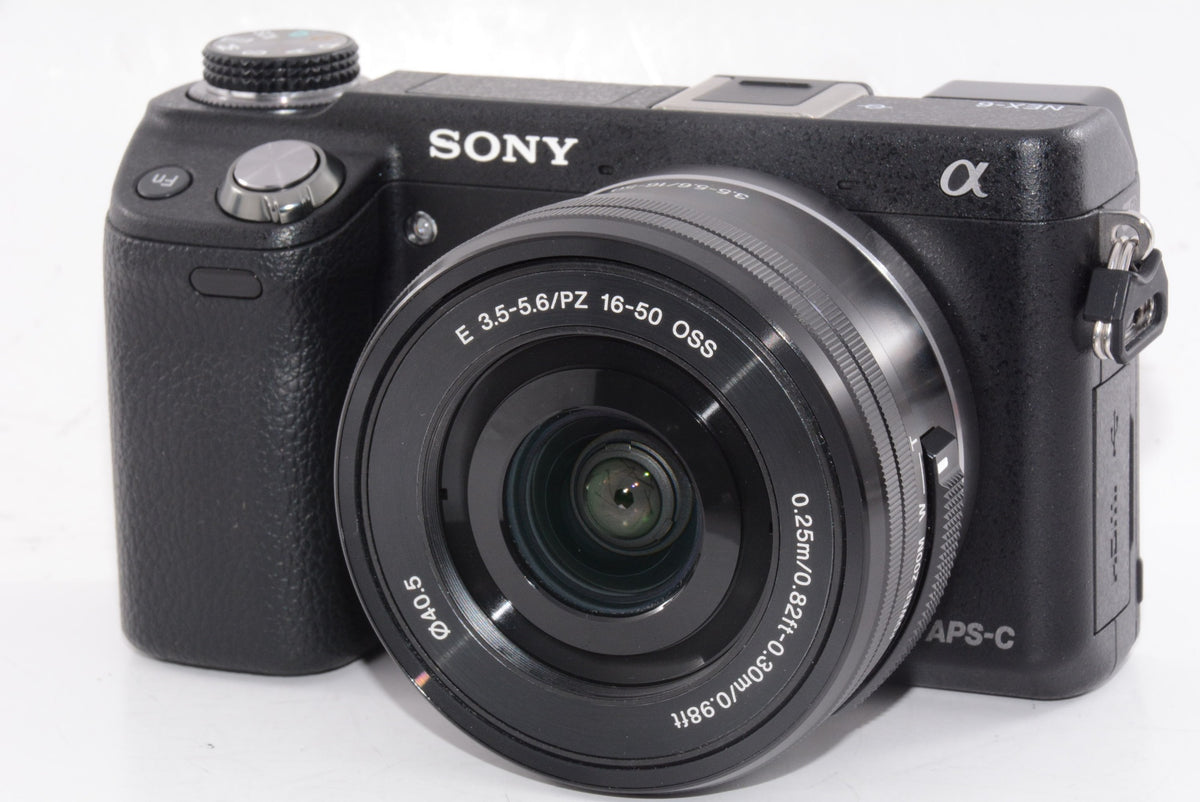 【外観並級】ソニー SONY ミラーレス一眼 α NEX-6 パワーズームレンズキット E PZ 16-50mm F3.5-5.6 OSS付属 NEX-6L/B