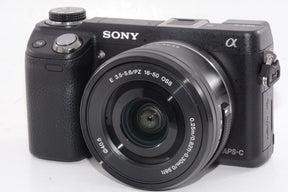 【外観並級】ソニー SONY ミラーレス一眼 α NEX-6 パワーズームレンズキット E PZ 16-50mm F3.5-5.6 OSS付属 NEX-6L/B