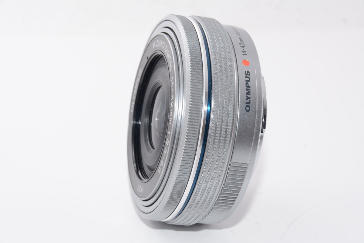 【外観特上級】OLYMPUS M.ZUIKO DIGITAL ED 14-42mm F3.5-5.6 EZ SLV