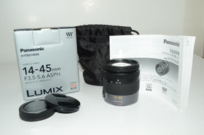 【外観特上級】Panasonic LUMIX G VARIO 14-45mm F3.5-5.6 ASPH MEGA O.I.S.