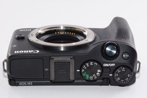 【外観特上級】Canon ミラーレス一眼カメラ EOS M3 ボディ(ブラック) EOSM3BK-BODY