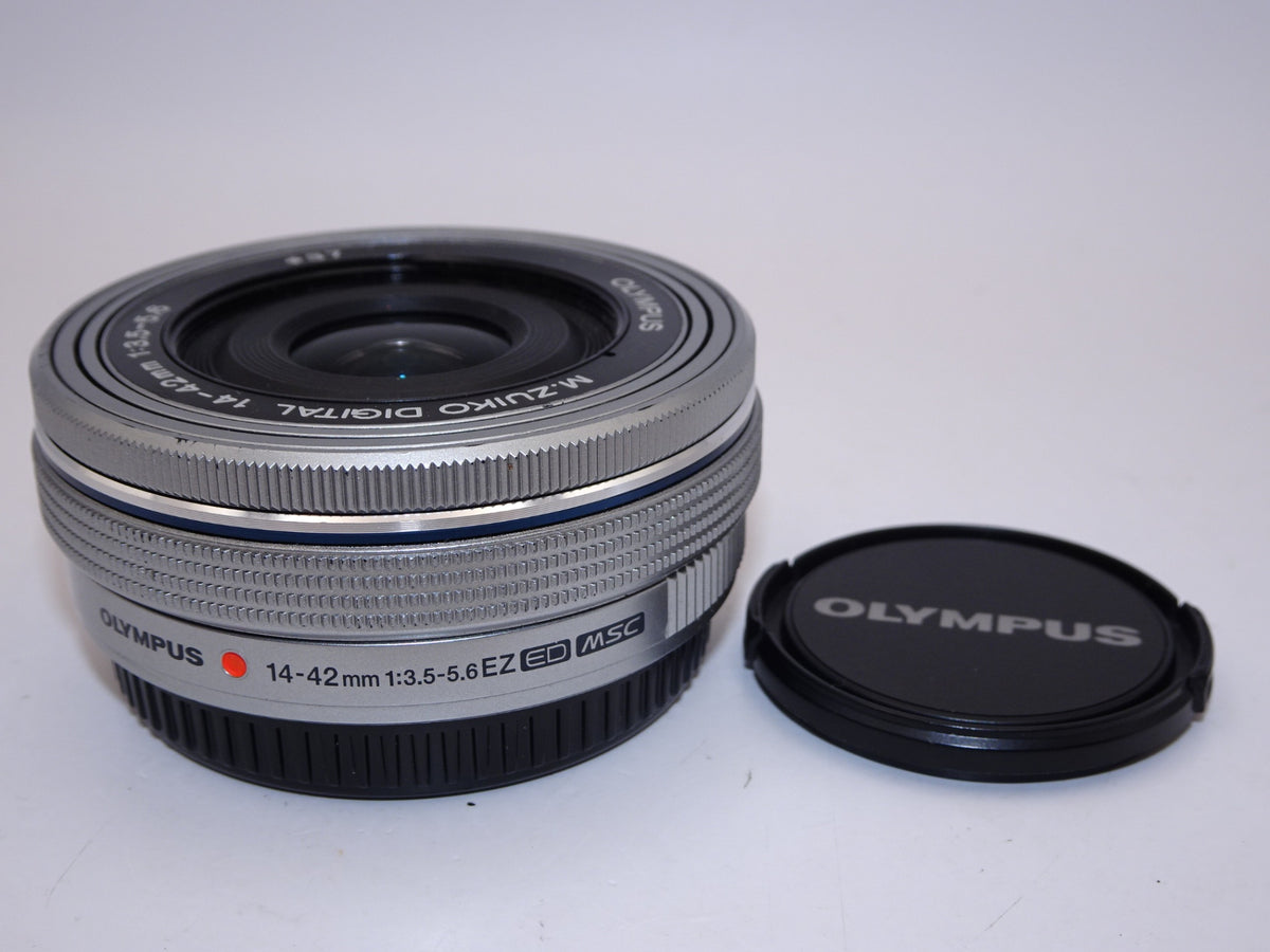 【外観並級】OLYMPUS M.ZUIKO DIGITAL ED 14-42mm F3.5-5.6 EZ SLV