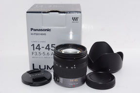 【外観特上級】Panasonic LUMIX G VARIO 14-45mm F3.5-5.6 ASPH MEGA O.I.S.