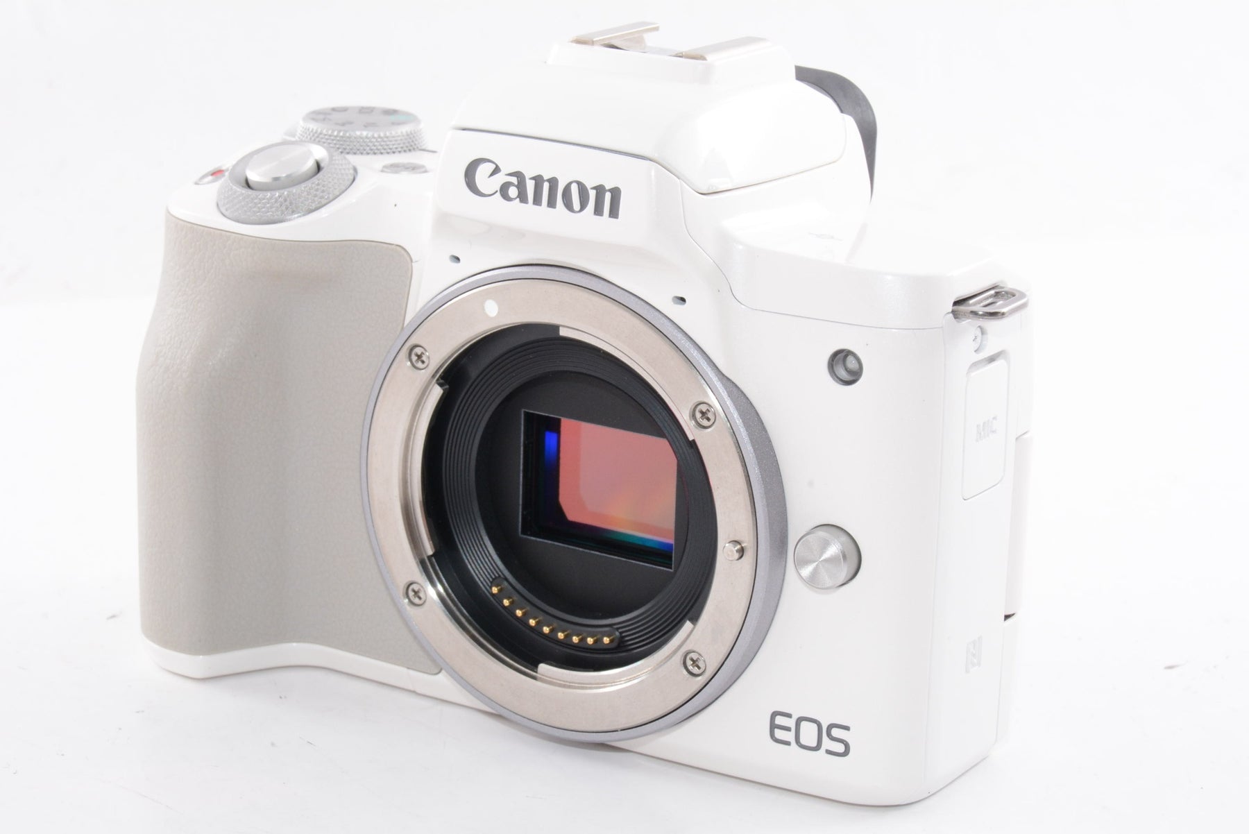 【外観並級】Canon ミラーレス一眼カメラ EOS Kiss M ボディー ホワイト EOSKISSMWH-BODY