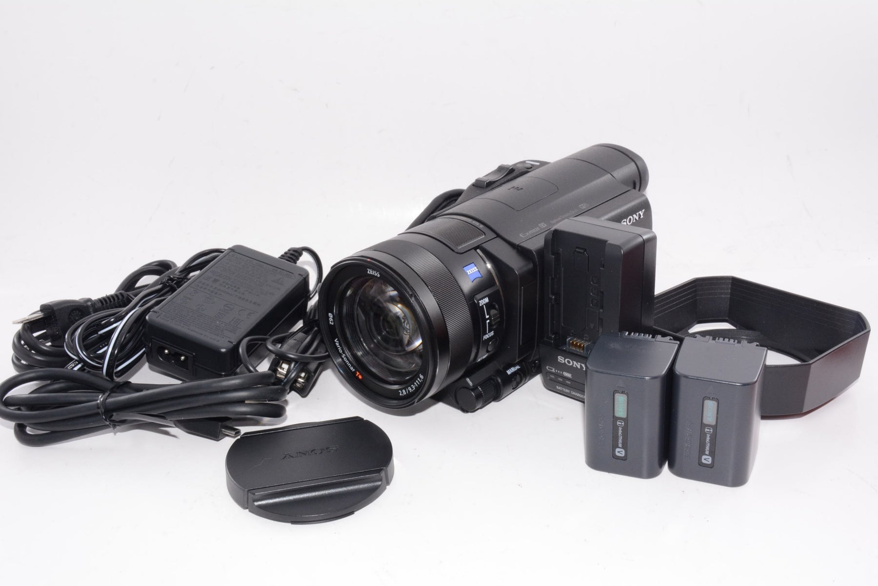 【外観特上級】ソニー SONY ビデオカメラ FDR-AX100 4K ブラック Handycam