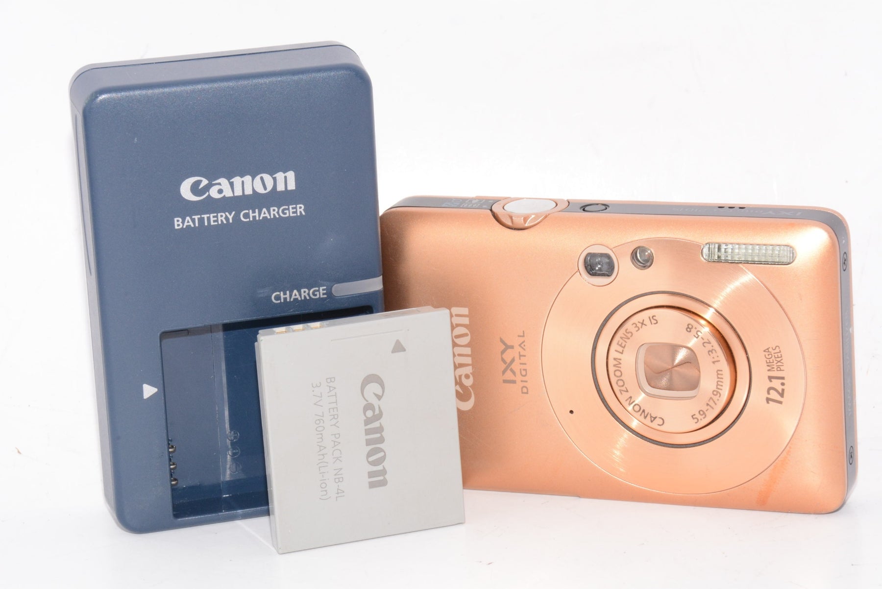 【外観並級】Canon デジタルカメラ IXY DIGITAL 210 IS ゴールド IXYD210IS(GL)