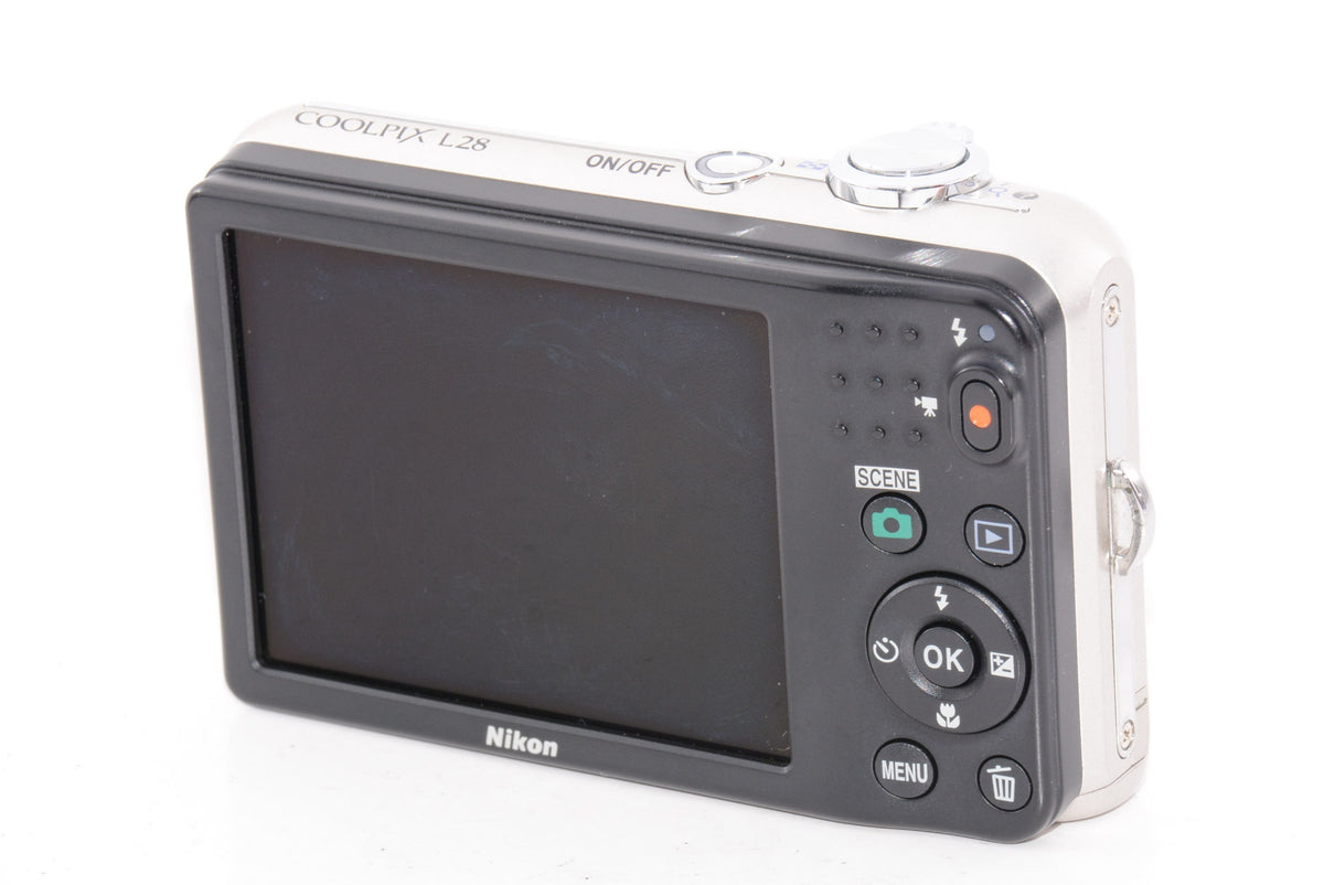 【外観特上級】Nikon デジタルカメラ COOLPIX L28 単3乾電池対応 シルバー L28SL