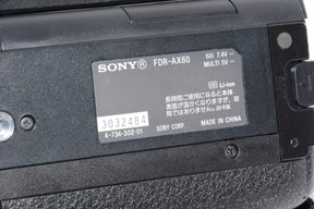 【外観特上級】ソニー ビデオカメラ FDR-AX60 4K 64GB ブラック