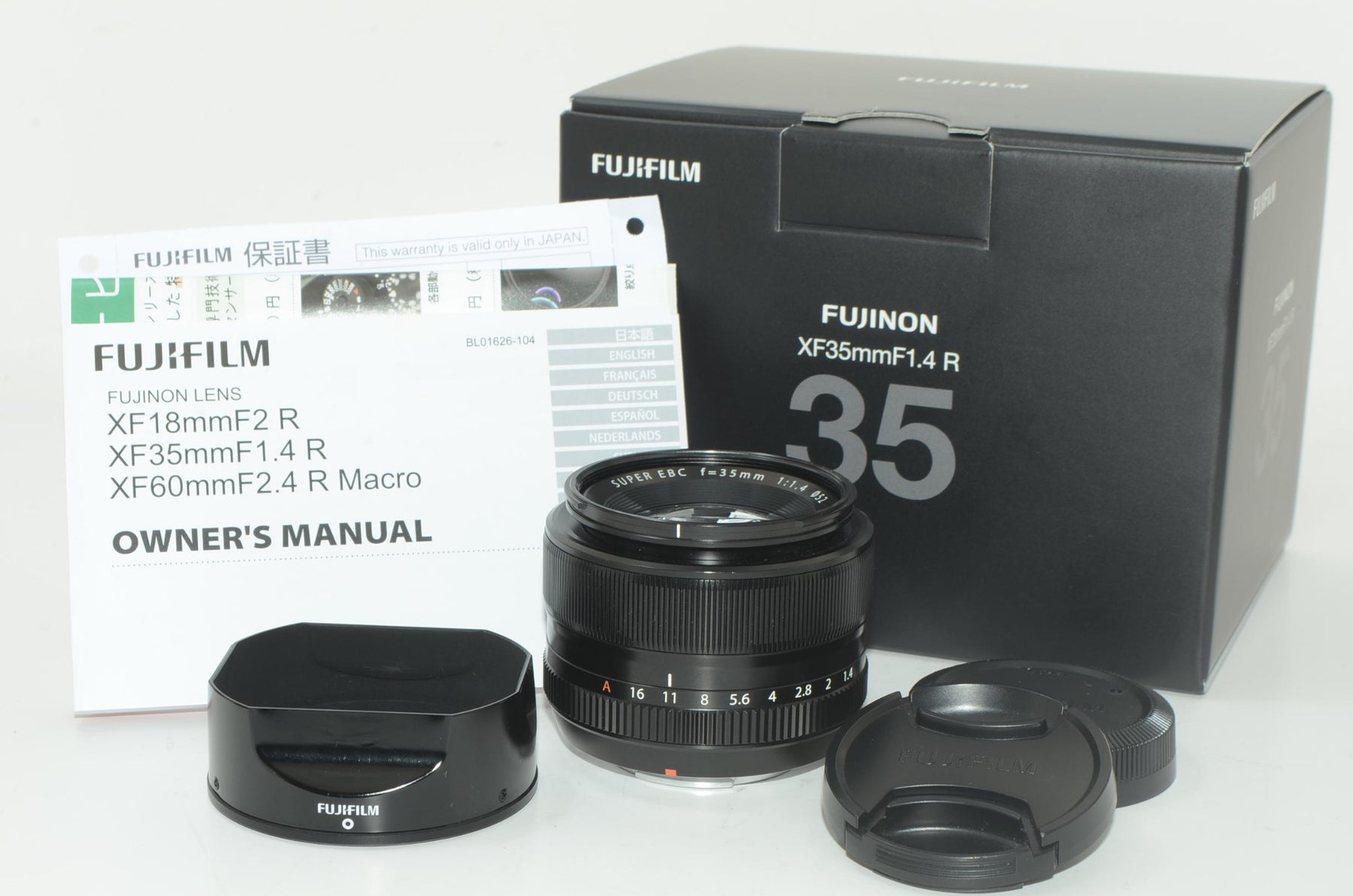 【外観特上級】FUJIFILM 単焦点標準レンズ XF35mmF1.4 R