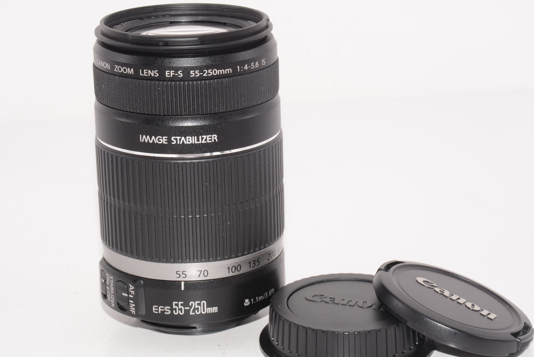 【外観特上級】Canon 望遠レンズ EF-S55-250mm F4-5.6 IS