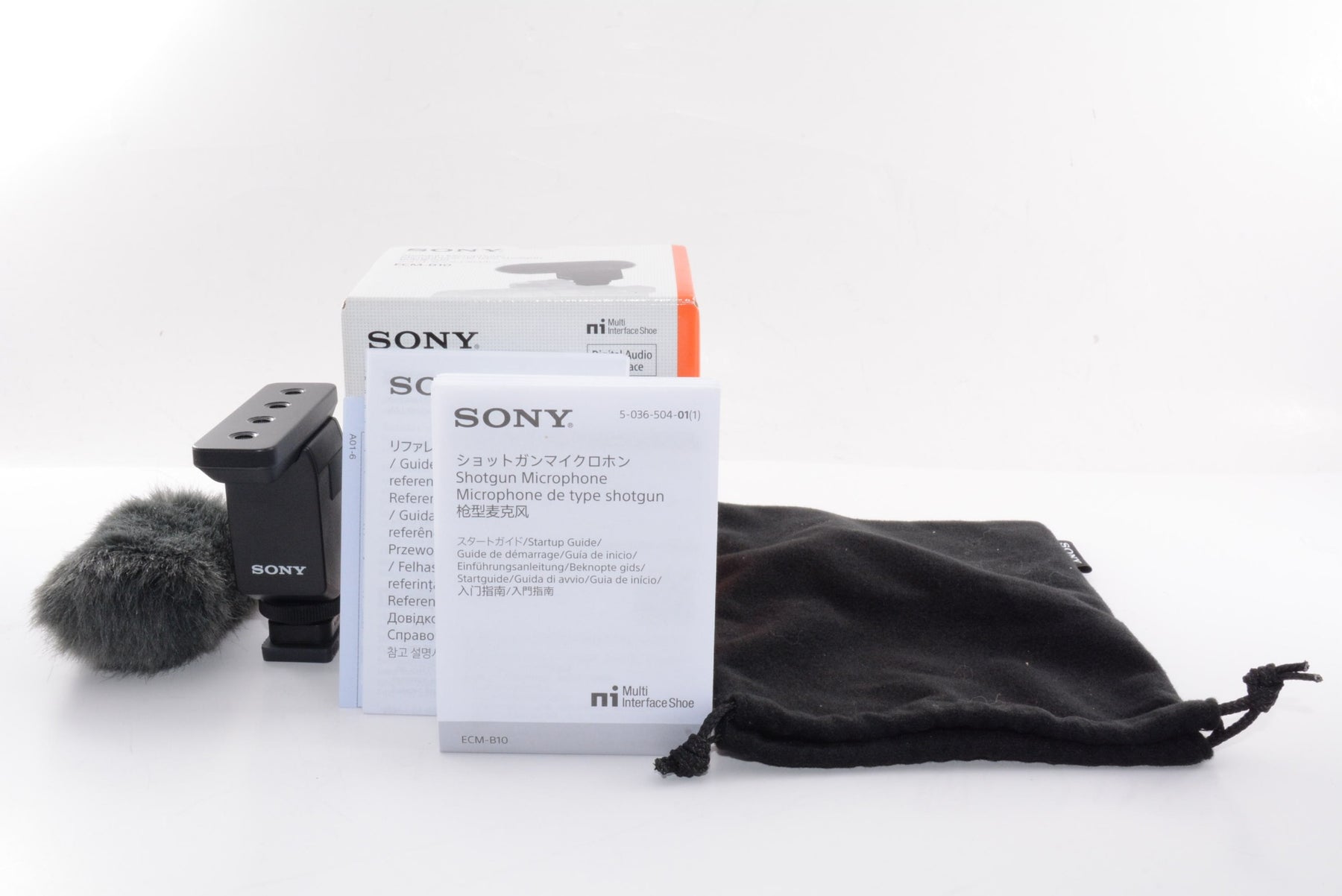 【外観特上級】ソニー SONY ショットガンマイクロホン ECM-B10 ブラック