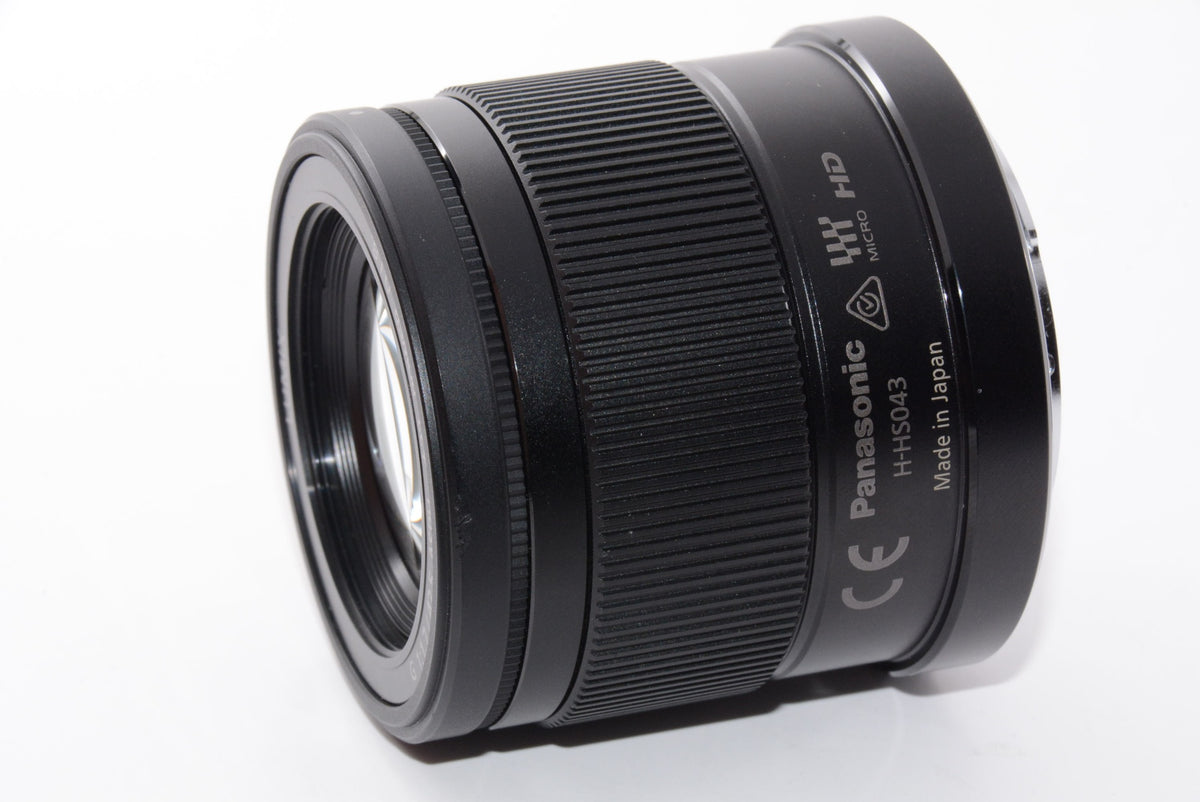 【外観特上級】パナソニック 単焦点 中望遠レンズ マイクロフォーサーズ用 ルミックス G 42.5mm/ F1.7 ASPH. / POWER O.I.S. ブラック H-HS043-K