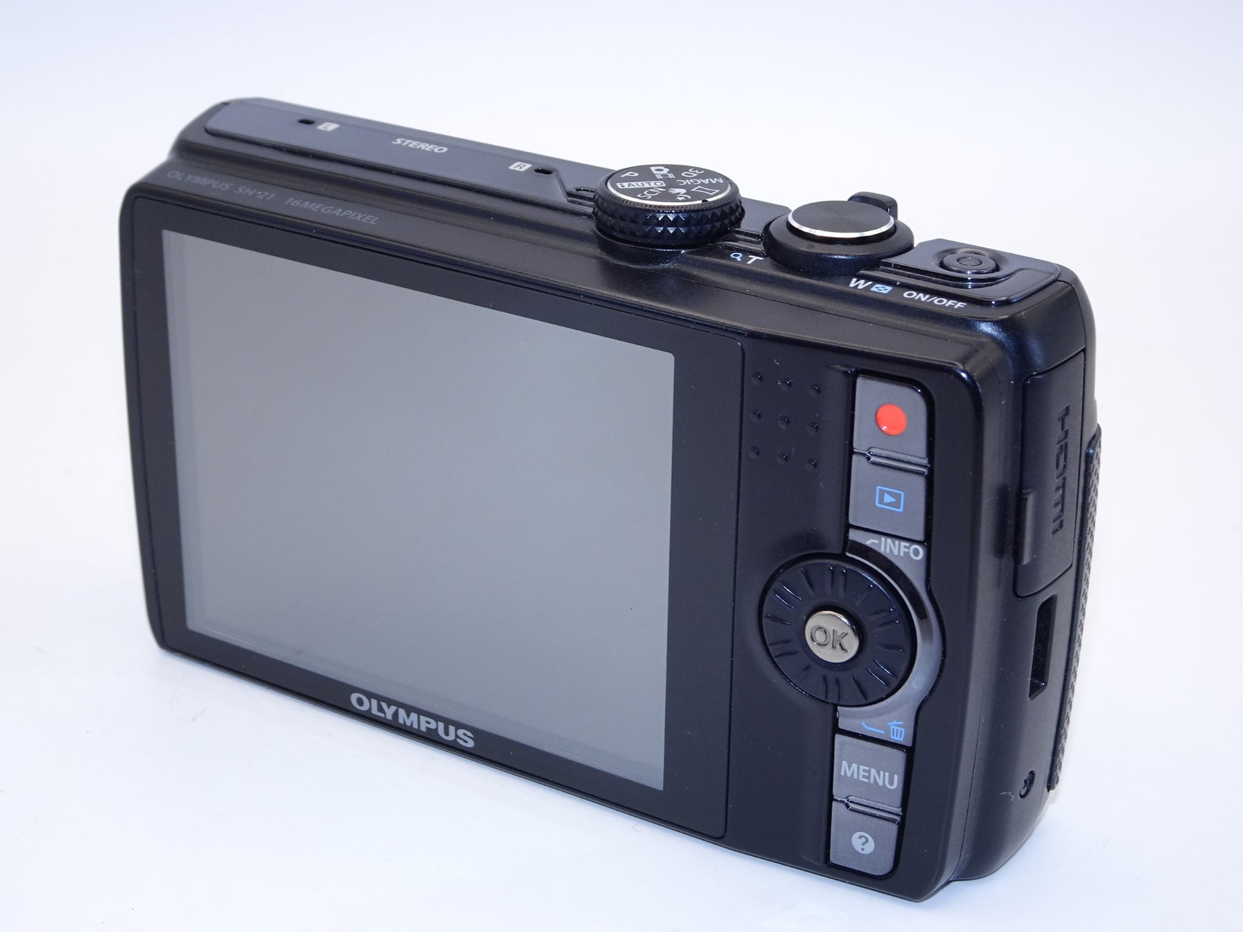 【外観並級】OLYMPUS デジタルカメラ SH-21 ブラック