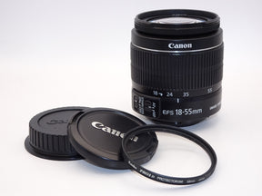【外観特上級】Canon 標準ズームレンズ EF-S18-55mm F3.5-.5.6 IS II