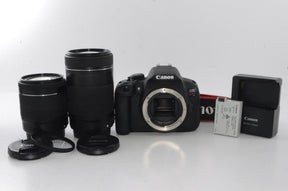 【外観並級】Canon デジタル一眼レフカメラ EOS Kiss X7i ダブルズームキット