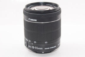 【外観並級】Canon 標準ズームレンズ EF-S18-55mm F3.5-5.6 IS STM