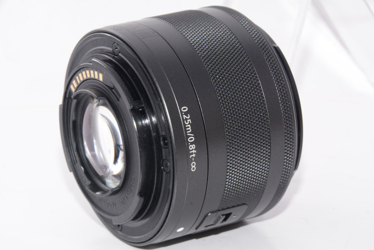 【外観特上級】Canon 標準ズームレンズ EF-M15-45mm F3.5-6.3IS STM(グラファイト) ミラーレス一眼対応 EF-M15-45ISSTM