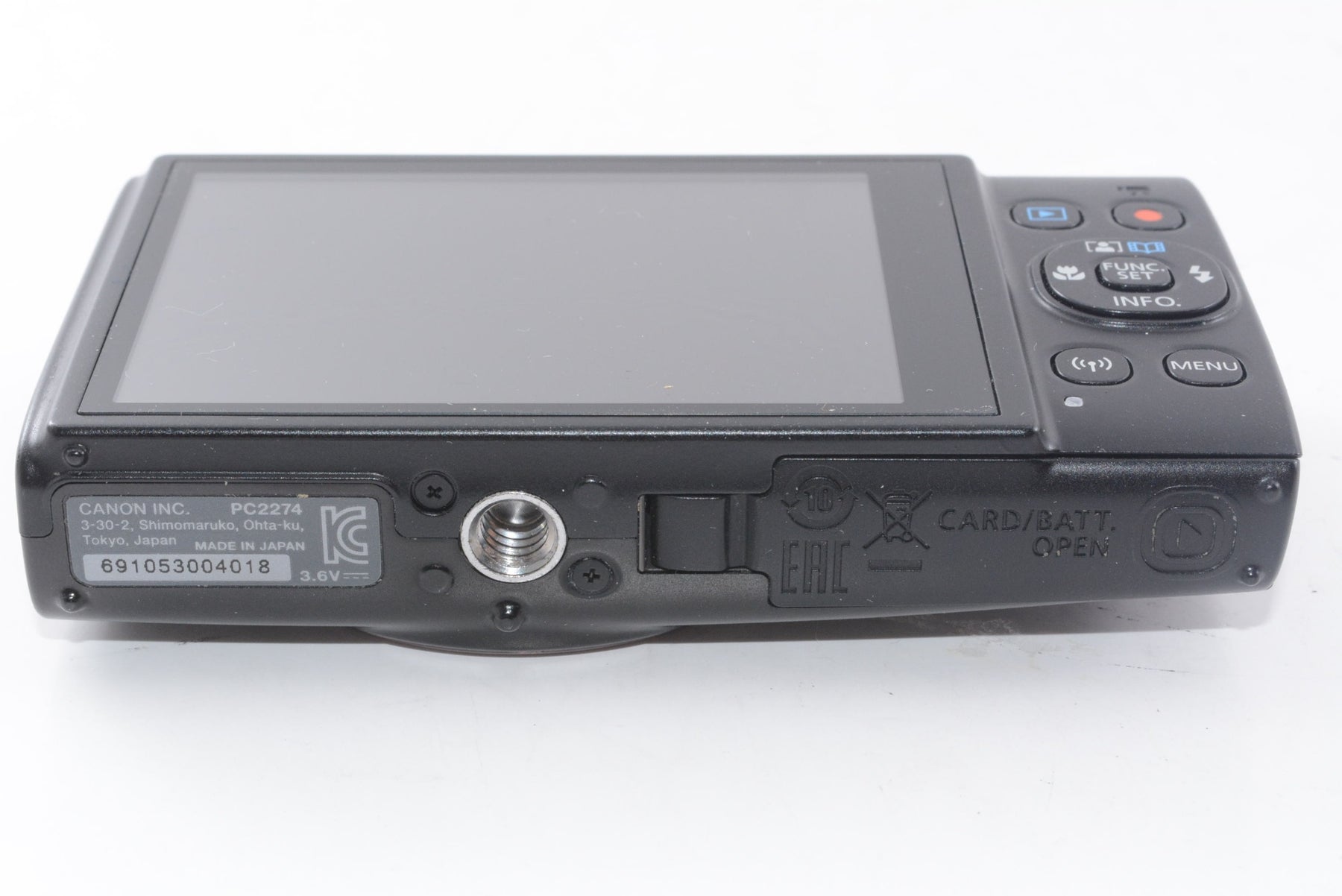 【外観特上級】Canon コンパクトデジタルカメラ IXY 650 ブラック 光学12倍ズーム/Wi-Fi対応 IXY650BK