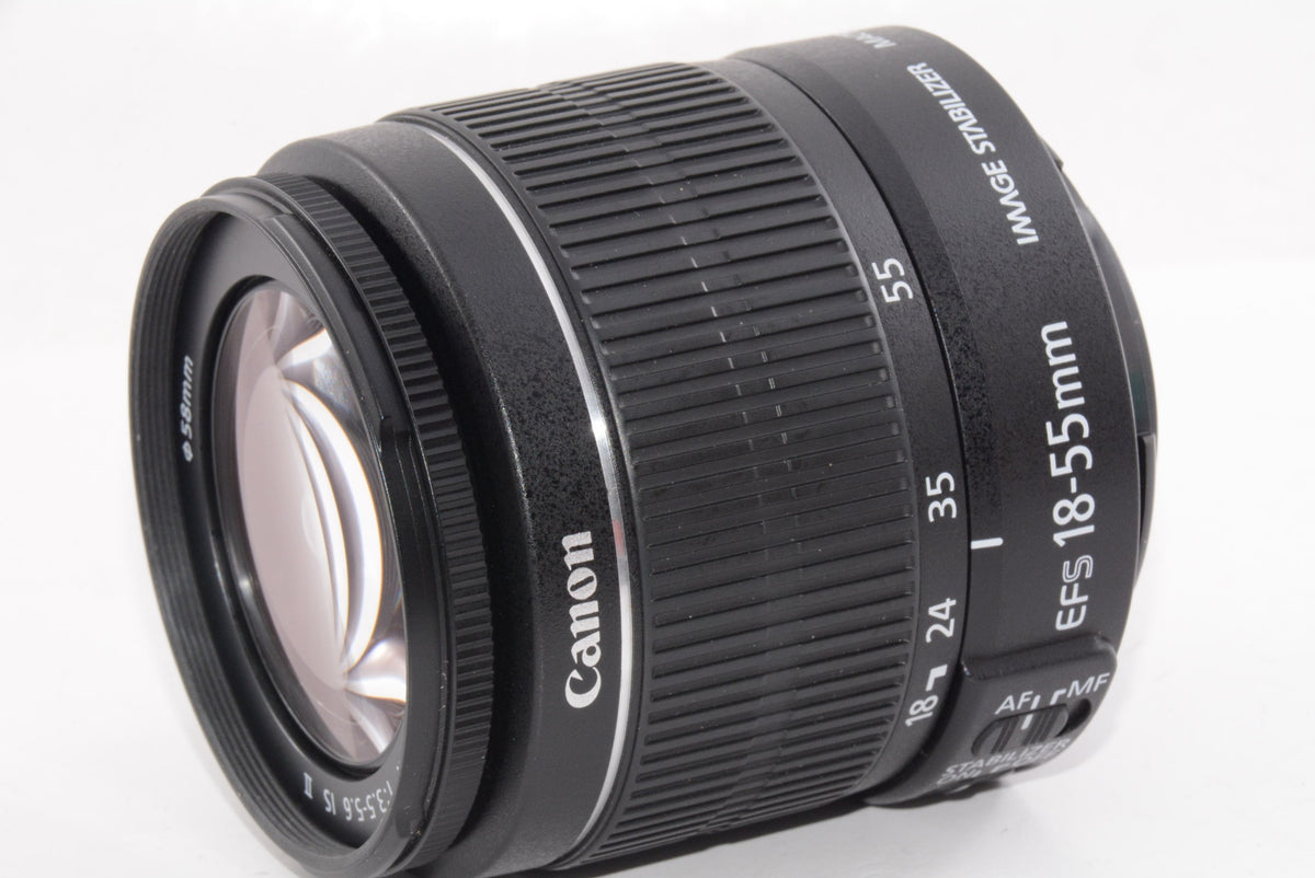 【外観特上級】Canon 標準ズームレンズ EF-S18-55mm F3.5-.5.6 IS II