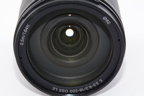 【外観特上級】ソニー SONY 高倍率ズームレンズ E 18-200mm F3.5-6.3 OSS LE ソニー Eマウント用 APS-C専用 SEL18200 LE