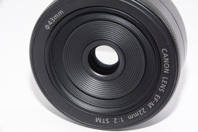 【外観特上級】Canon EF-M22mm F2 STM ミラーレス一眼対応