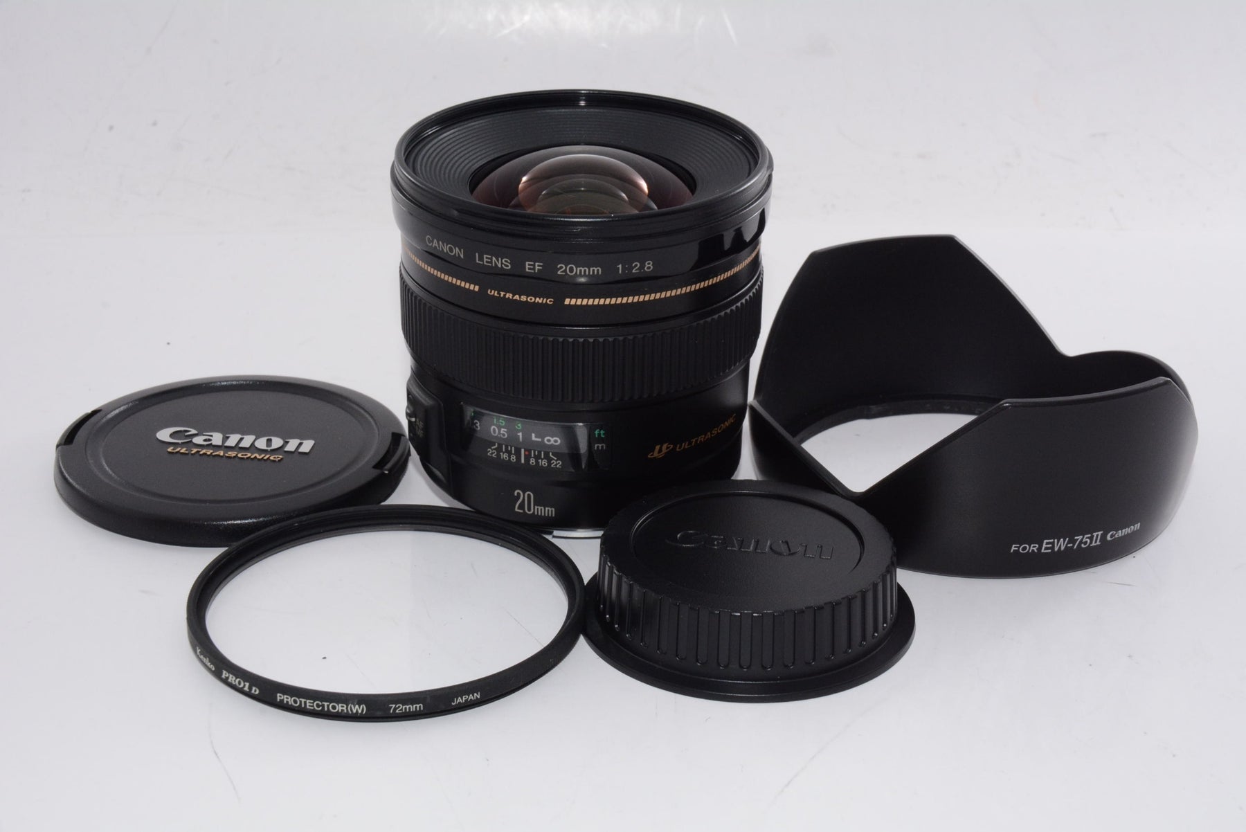 【外観特上級】Canon 単焦点レンズ EF20mm F2.8 USM フルサイズ対応
