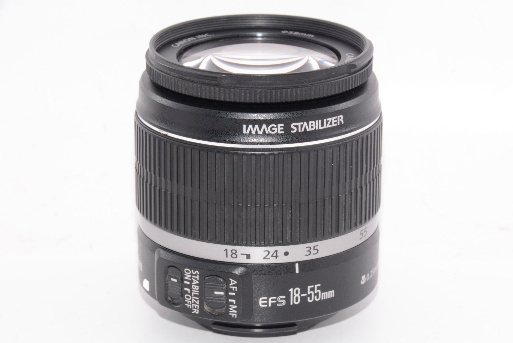 【外観特上級】Canon 標準ズームレンズ EF-S18-55mm F3.5-5.6 IS