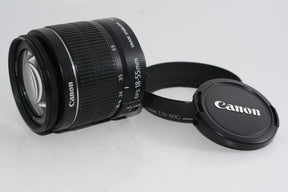 【外観並級】Canon 標準ズームレンズ EF-S18-55mm F3.5-.5.6 IS II
