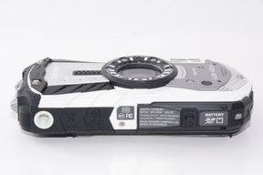 【外観並級】RICOH 防水デジタルカメラ RICOH WG-40W ホワイト 防水14m耐ショック1.6m耐寒-10度 RICOH WG-40W WH 04687