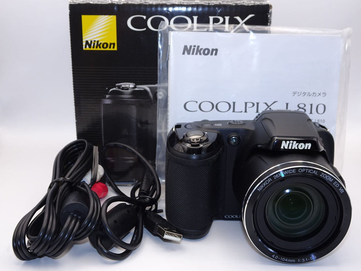 【外観特上級】Nikon デジタルカメラ COOLPIX (クールピクス) L810 ブラック L810BK