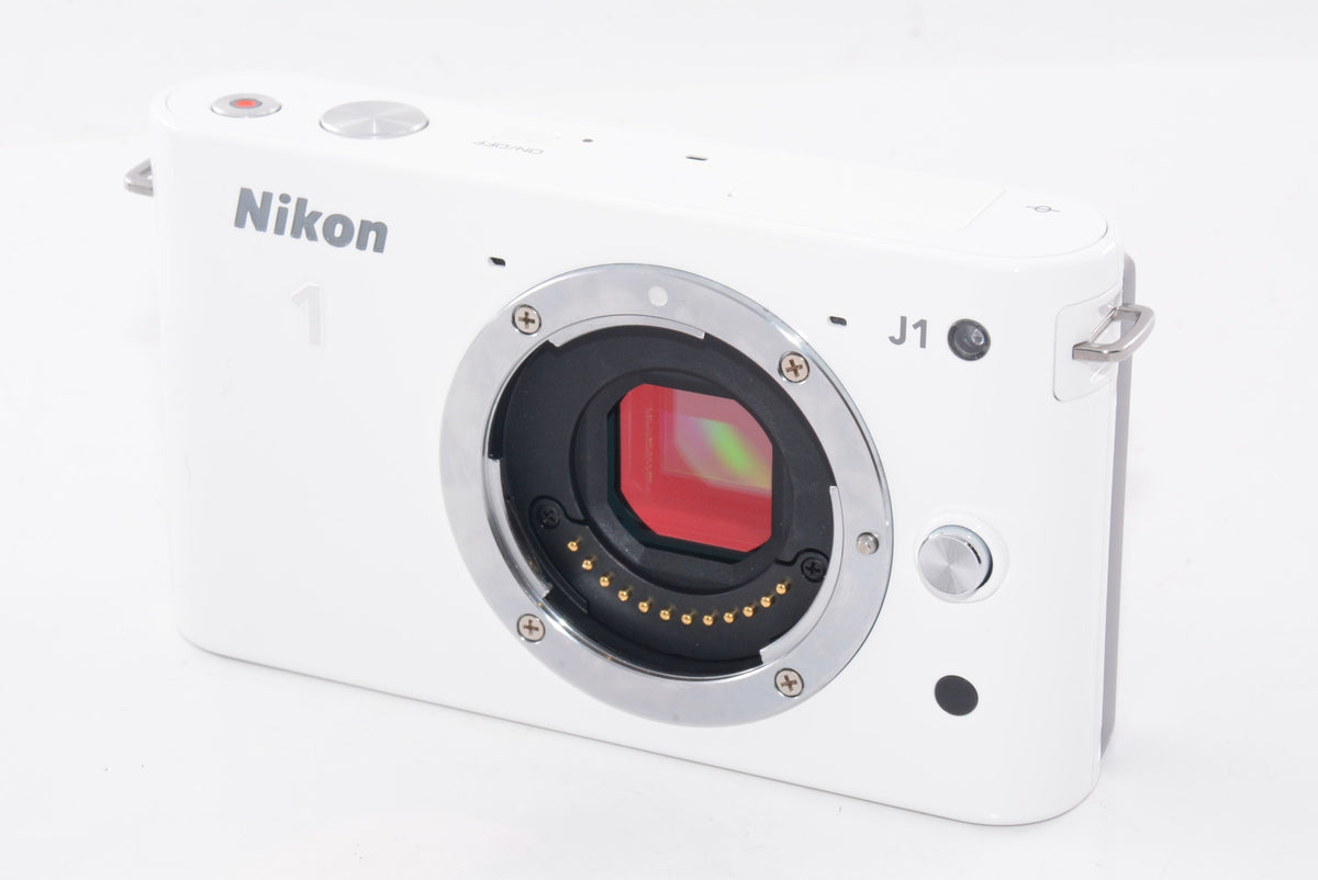 【外観並級】Nikon ニコン ミラーレス一眼カメラ Nikon 1 J1 ボディ ホワイト